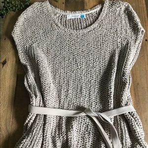 Sparrow Knit Belted Sweater